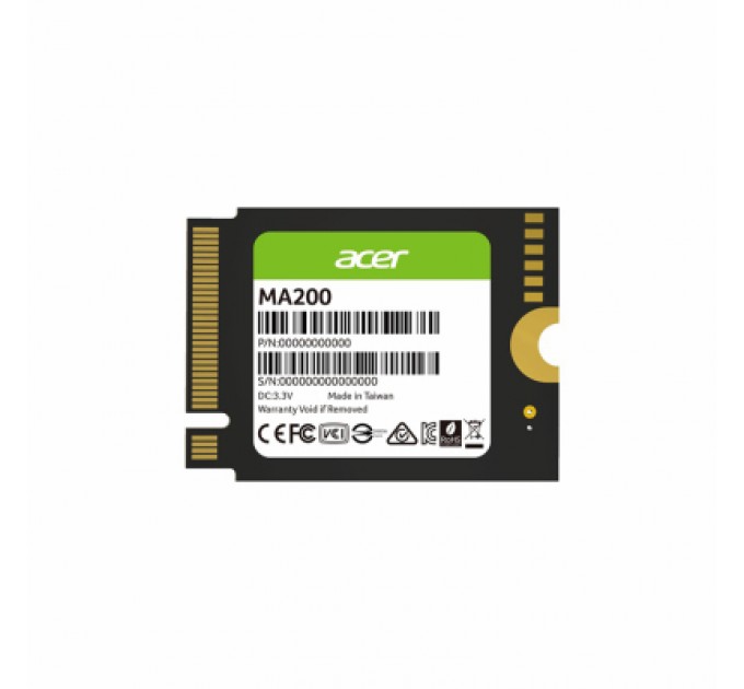 Acer Накопичувач SSD M.2 2230 512GB MA200 Acer (BL.9BWWA.153)