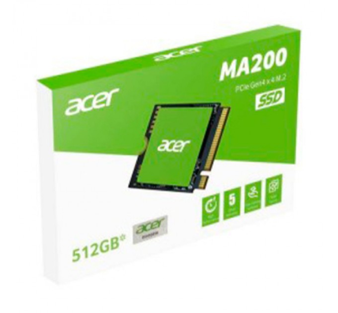 Acer Накопичувач SSD M.2 2230 512GB MA200 Acer (BL.9BWWA.153)