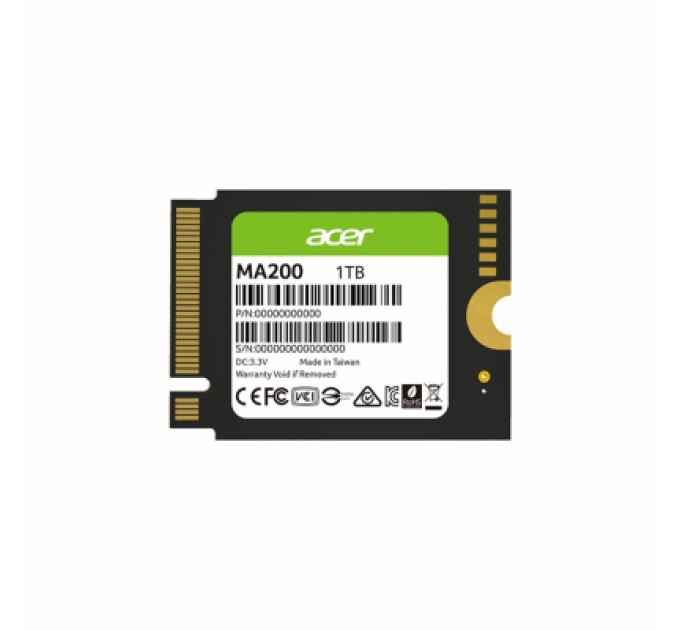 Acer Накопичувач SSD M.2 2230 1TB MA200 Acer (BL.9BWWA.154)