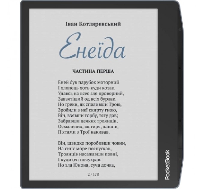 Pocketbook Електронна книга Pocketbook 634K3 Verse Pro Color, StormySea (PB634K3-1-CIS)