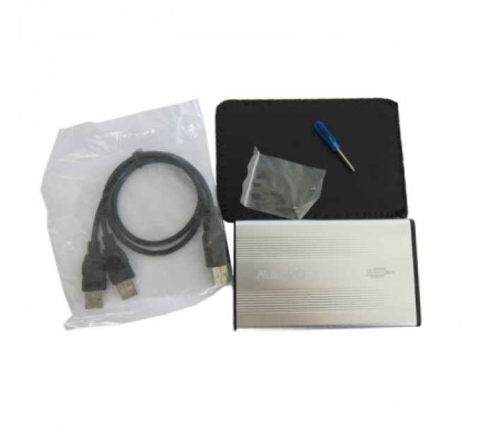 Maiwo Кишеня зовнішня Maiwo K2501A-U2S silver