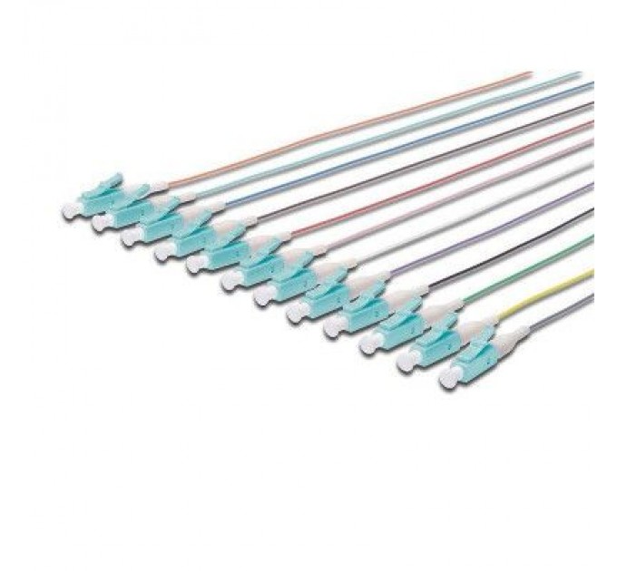 Digitus Оптичний патчкорд Digitus LC симплекс OM3 50/125, 2м,12 шт (DK-25332-02/3)