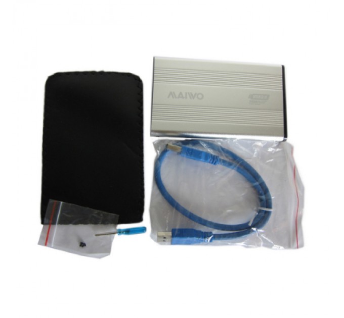 Maiwo Кишеня зовнішня Maiwo K2501A-U3S silver