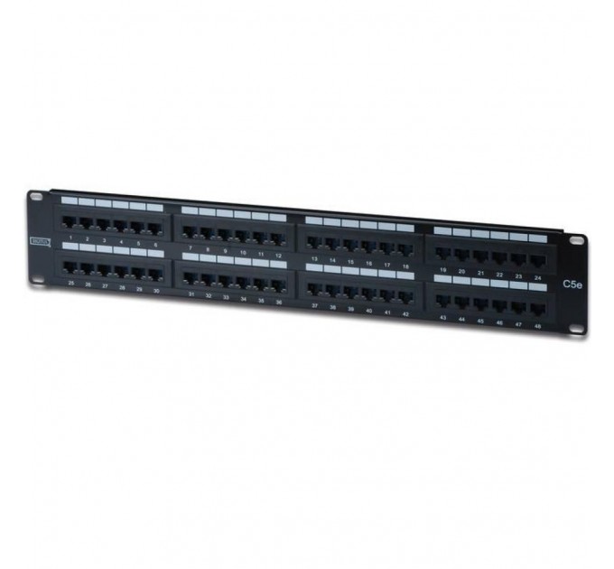 Digitus Патч-панель Digitus 19" 48хRJ-45 UTP 2U cat. 5e в сборе (DN-91548U)