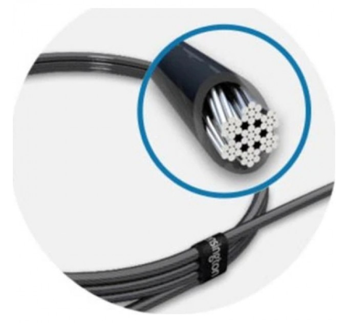 Dell Тросик із замком до ноутбука Dell Kensington Slim Microsaver lock - Next Generation (461-10054)