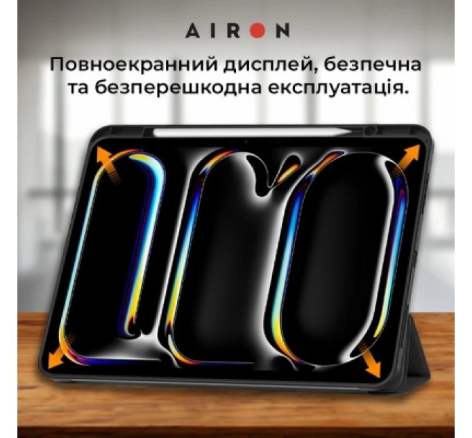 AirOn Чохол до планшета AirOn Premium SOFT iPad Pro 11 2024 + Film Black (4822352781128)