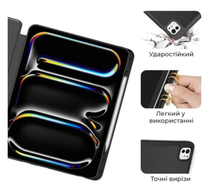 AirOn Чохол до планшета AirOn Premium SOFT iPad Pro 11 2024 + Film Black (4822352781128)