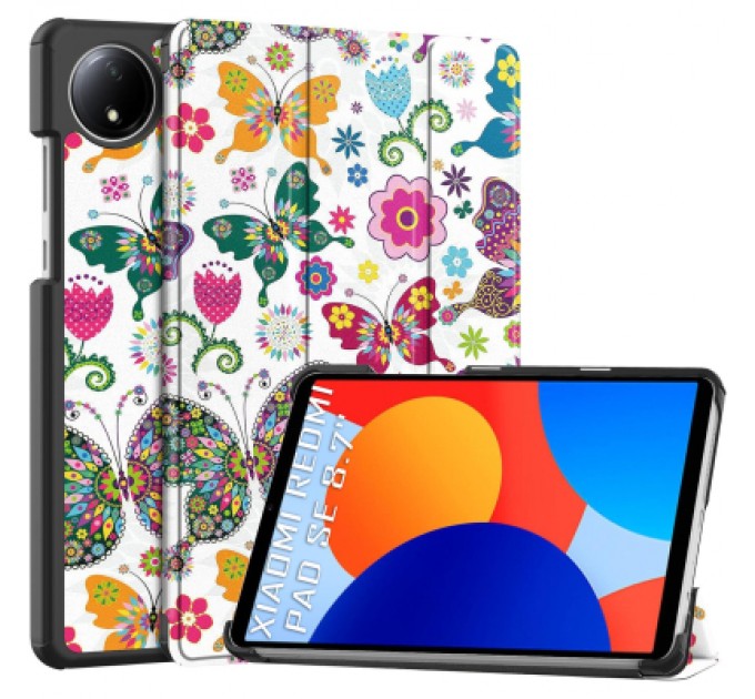 BeCover Чохол до планшета BeCover Smart Case Xiaomi Redmi Pad SE 8.7" Butterfly (711910)