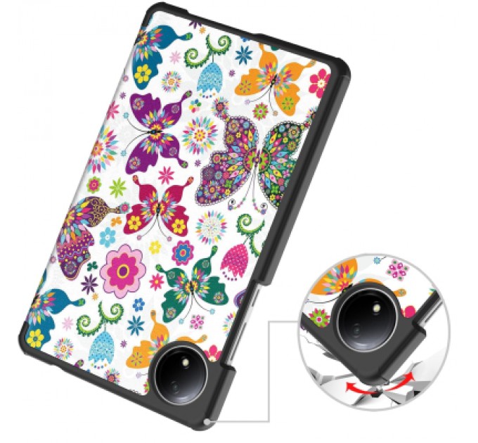 BeCover Чохол до планшета BeCover Smart Case Xiaomi Redmi Pad SE 8.7" Butterfly (711910)