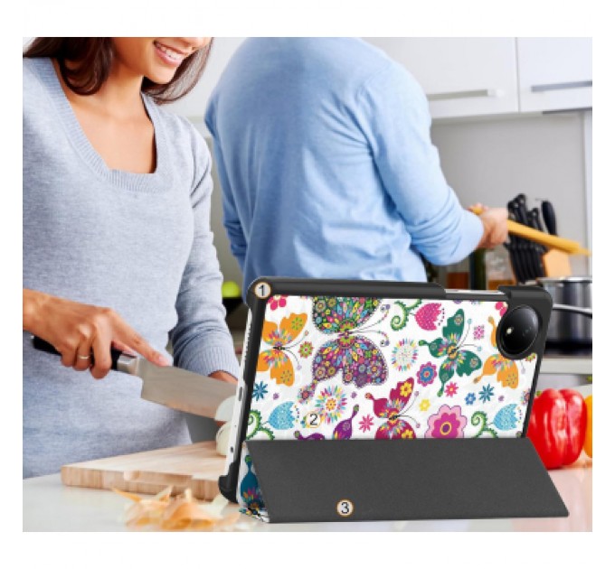BeCover Чохол до планшета BeCover Smart Case Xiaomi Redmi Pad SE 8.7" Butterfly (711910)