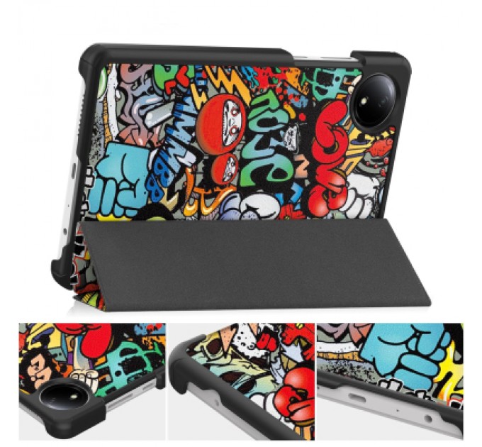 BeCover Чохол до планшета BeCover Smart Case Xiaomi Redmi Pad SE 8.7" Graffiti (711913)