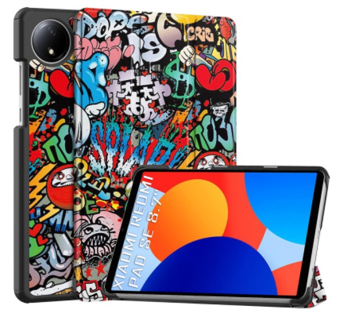 BeCover Чохол до планшета BeCover Smart Case Xiaomi Redmi Pad SE 8.7" Graffiti (711913)