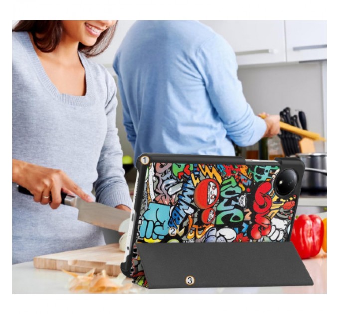 BeCover Чохол до планшета BeCover Smart Case Xiaomi Redmi Pad SE 8.7" Graffiti (711913)