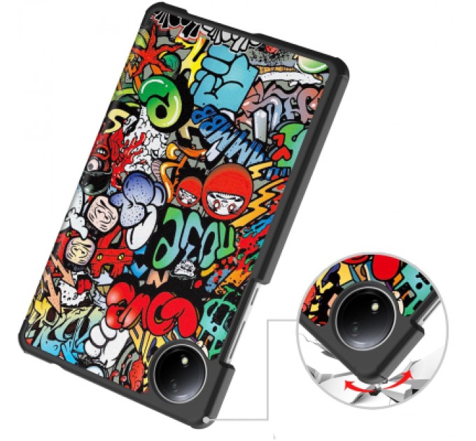 BeCover Чохол до планшета BeCover Smart Case Xiaomi Redmi Pad SE 8.7" Graffiti (711913)