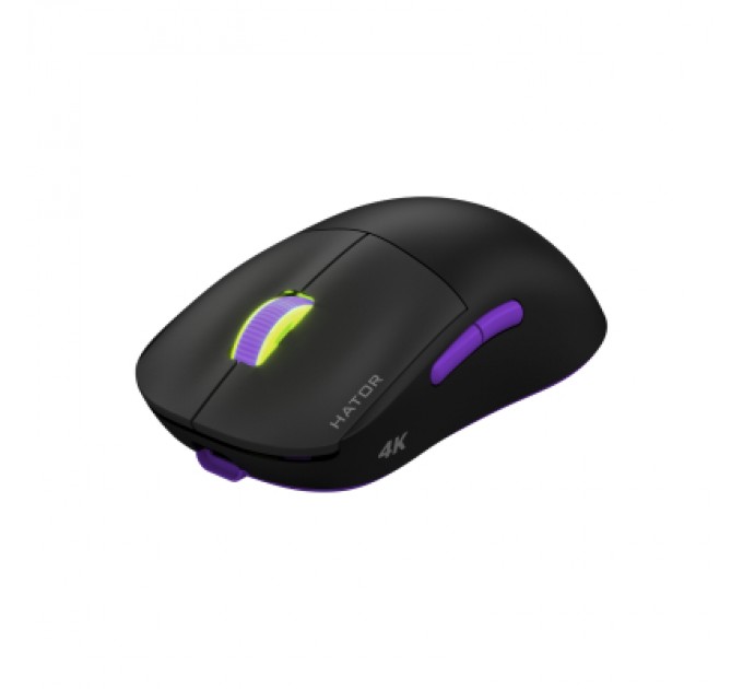Hator Мишка Hator Quasar 2 Ultra 4K Wireless/Bluetooth/USB Black/Lilac (HTM570BL)