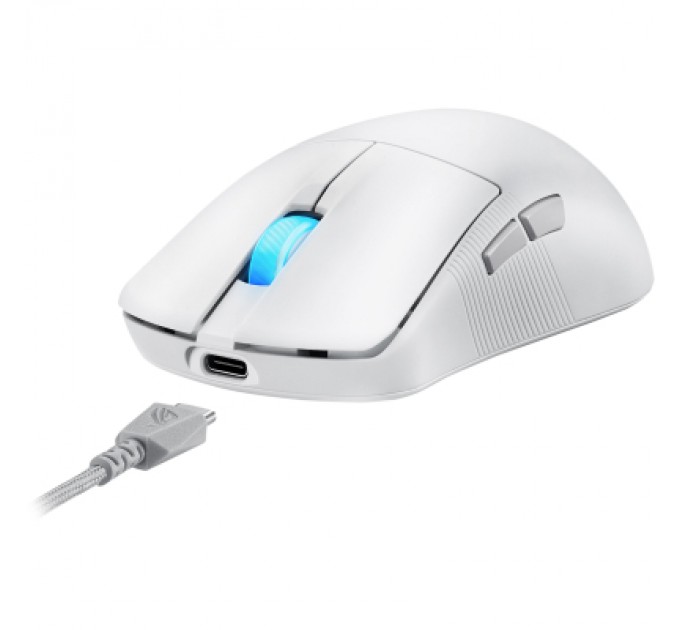 ASUS Мишка ASUS ROG Harpe Ace Mini Wireless/Bluetooth/USB White (90MP03Z0-BMUA10)