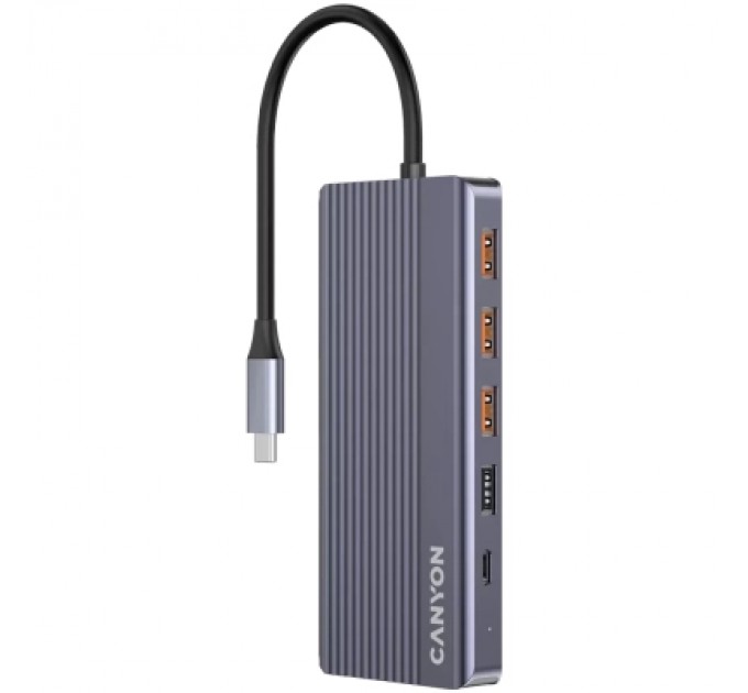 Canyon Порт-реплікатор Canyon Docking Station DS-16 13 in 1 4k USB-C hub (CNS-TDS16)