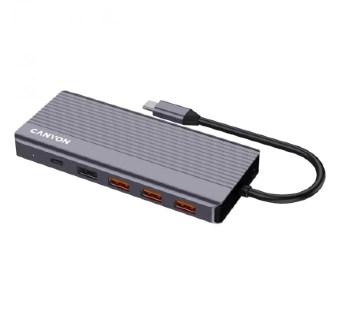 Canyon Порт-реплікатор Canyon Docking Station DS-16 13 in 1 4k USB-C hub (CNS-TDS16)