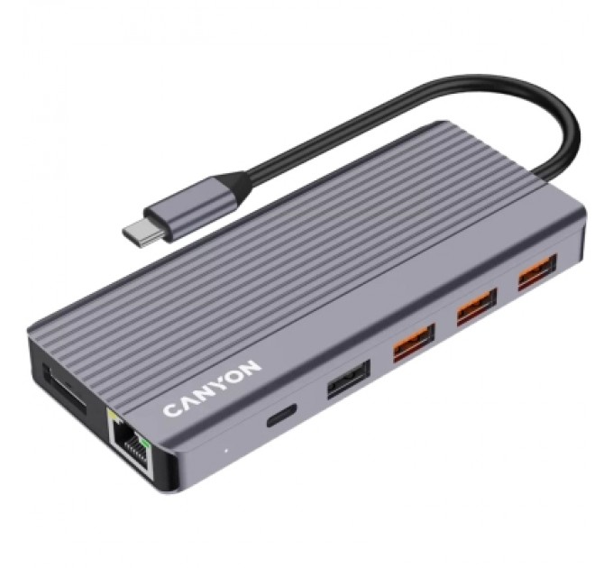 Canyon Порт-реплікатор Canyon Docking Station DS-16 13 in 1 4k USB-C hub (CNS-TDS16)