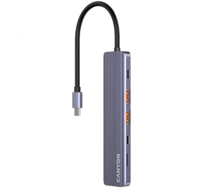 Canyon Порт-реплікатор Canyon Docking Station DS-17 6 in 1 4k USB-C hub (CNS-TDS17)