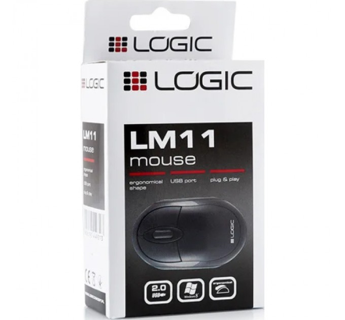 Logic concept Мишка Logic concept LM-11 USB Black (M-LC-LM11)