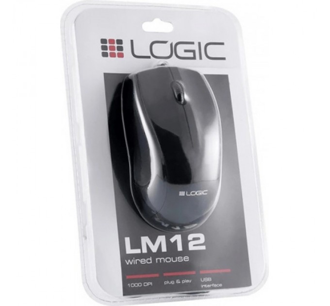 Logic concept Мишка Logic concept LM-12 USB Black (M-LC-LM12)
