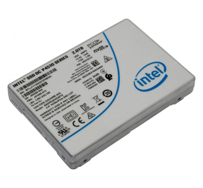 INTEL Накопичувач SSD U.2 2.5" 2TB DC P4510 INTEL (SSDPE2KX020T801)