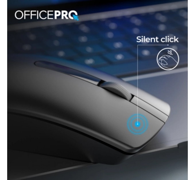 OfficePro Мишка OfficePro M175B Silent Click Wireless Black (M175B)
