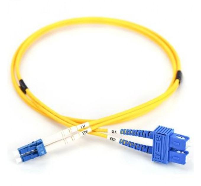 Digitus Оптичний патчкорд Digitus LC/UPC-SC/UPC,9/125,OS2,duplex,2m (DK-2932-02)