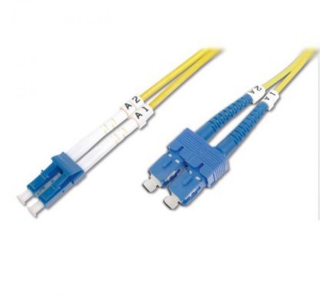 Digitus Оптичний патчкорд Digitus LC/UPC-SC/UPC,9/125,OS2,duplex,2m (DK-2932-02)