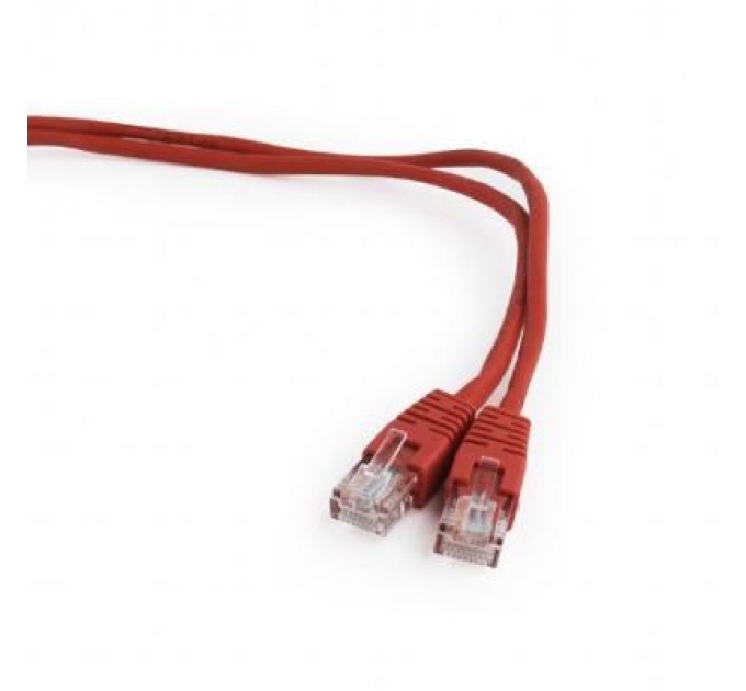 Cablexpert Патч-корд 0.5м, UTP, cat.5e, CCA, red Cablexpert (PP12-0.5M/R)