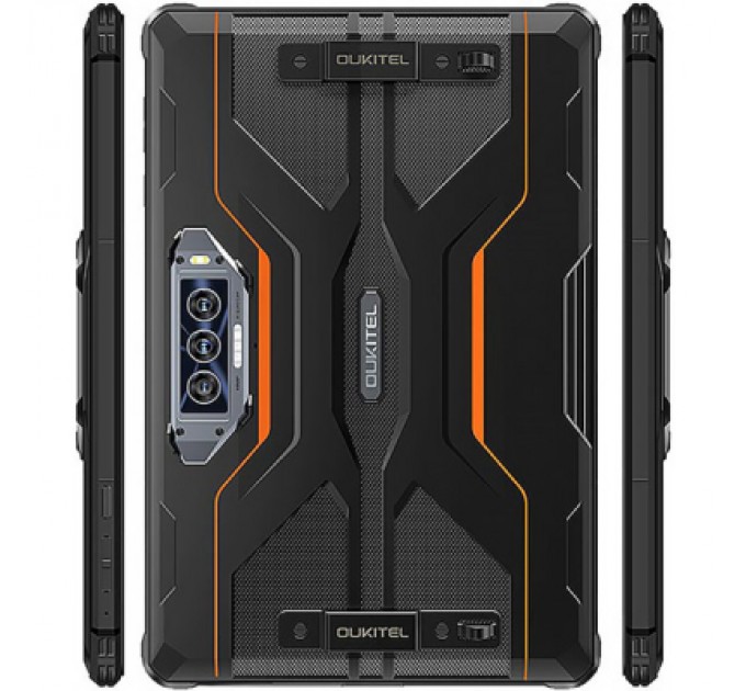OUKITEL Планшет OUKITEL RT8 6/256GB Dual Sim Black-Orange with hand (6931940756396)