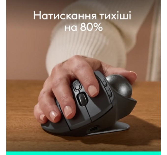 Logitech Мишка Logitech MX Ergo S Bluetooth Graphite (910-007260)