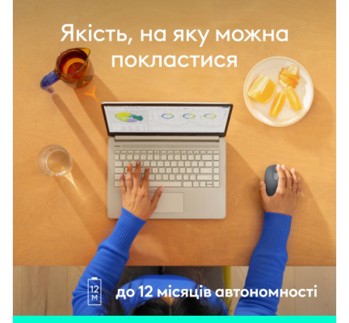 Logitech Мишка Logitech M196 Bluetooth Graphite (910-007459)