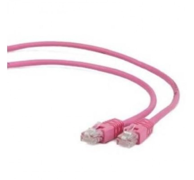 Cablexpert Патч-корд 0.5м, UTP, cat.5e, CCA, pink Cablexpert (PP12-0.5M/RO)