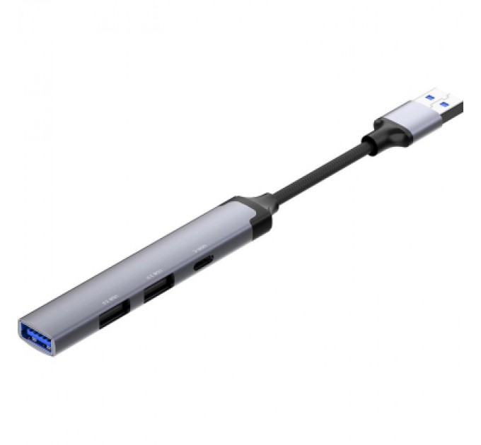 ColorWay Концентратор ColorWay USB-A 4-в-1 USB2.0х3/USB3.0 (CW-HUB05)