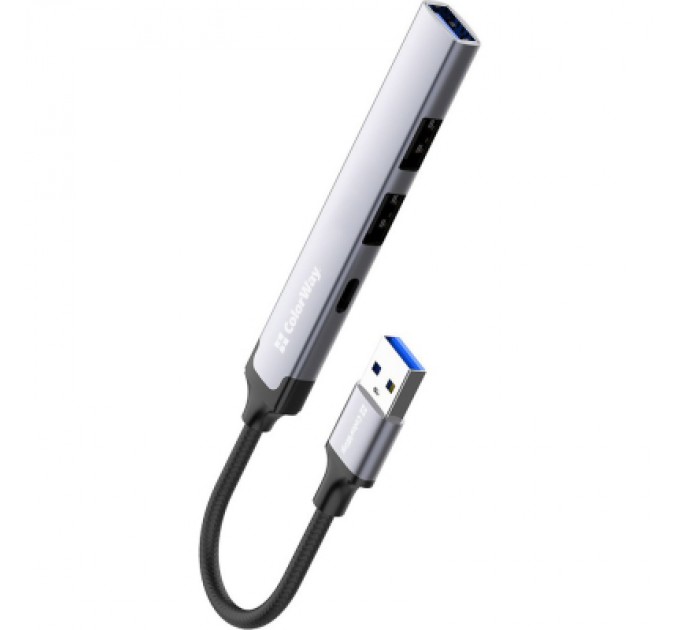 ColorWay Концентратор ColorWay USB-A 4-в-1 USB2.0х3/USB3.0 (CW-HUB05)