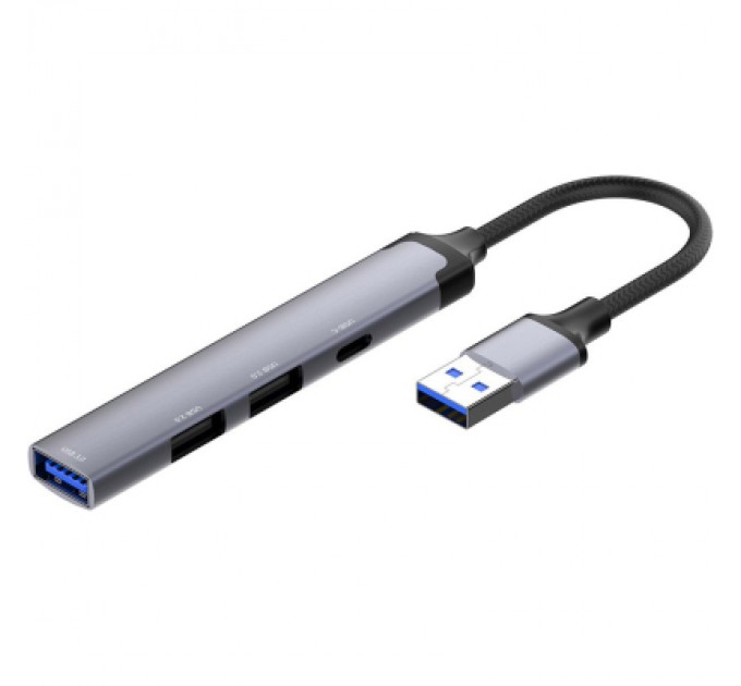 ColorWay Концентратор ColorWay USB-A 4-в-1 USB2.0х3/USB3.0 (CW-HUB05)