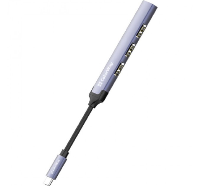 ColorWay Концентратор ColorWay USB-C 4-в-1 USB2.0х3/USB3.0 (CW-HUB04)