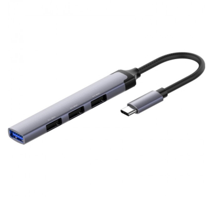 ColorWay Концентратор ColorWay USB-C 4-в-1 USB2.0х3/USB3.0 (CW-HUB04)