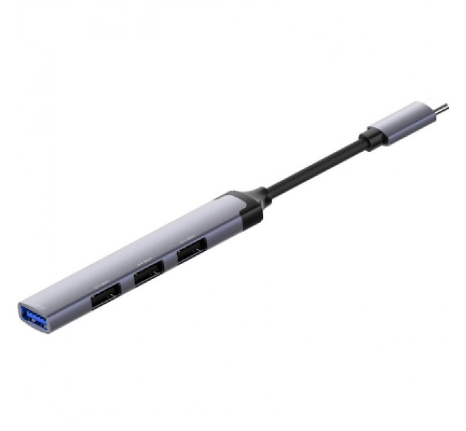 ColorWay Концентратор ColorWay USB-C 4-в-1 USB2.0х3/USB3.0 (CW-HUB04)