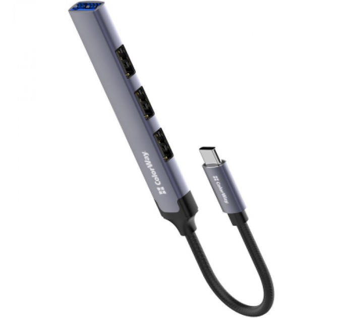 ColorWay Концентратор ColorWay USB-C 4-в-1 USB2.0х3/USB3.0 (CW-HUB04)