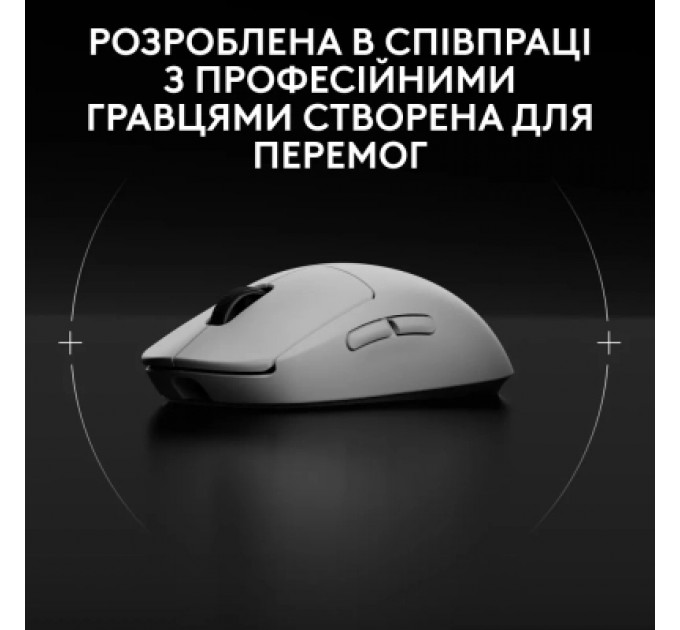 Logitech Мишка Logitech G Pro 2 Lightspeed Wireless White (910-007302)