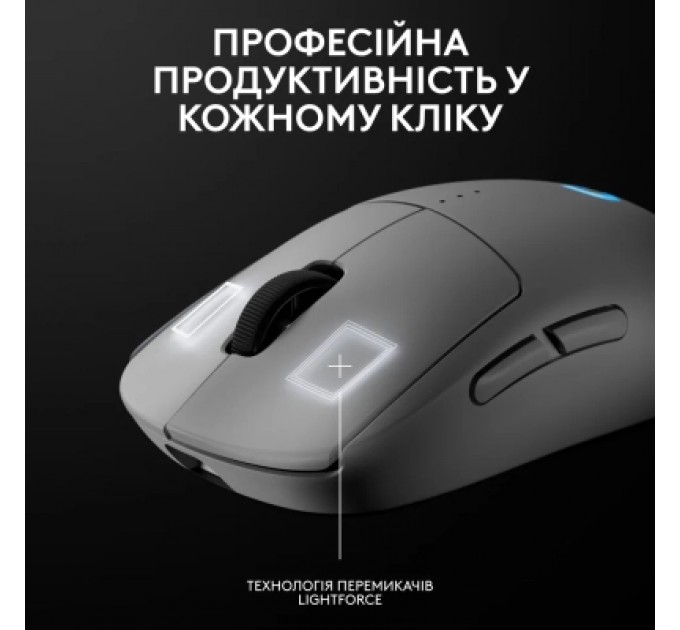 Logitech Мишка Logitech G Pro 2 Lightspeed Wireless White (910-007302)