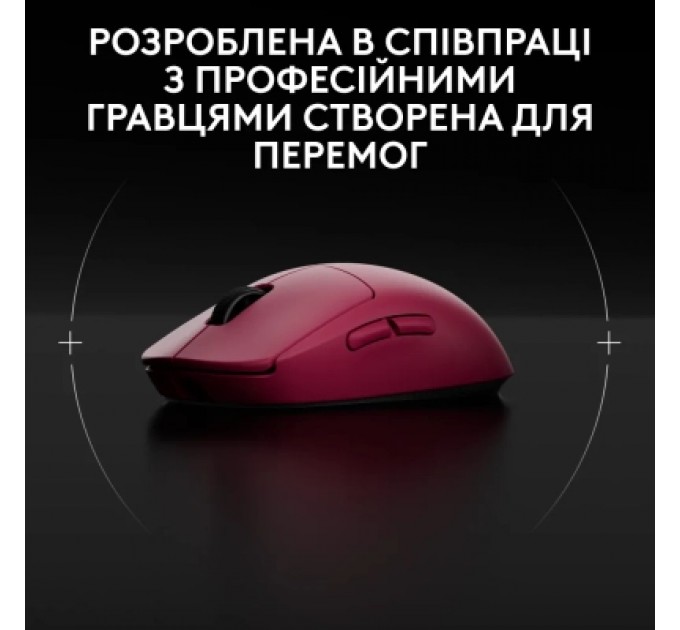 Logitech Мишка Logitech G Pro 2 Lightspeed Wireless Magenta (910-007309)
