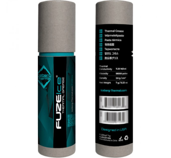 Iceberg Thermal Термопаста Iceberg Thermal FUZEIce 7g (BLACKICE8G-00A)
