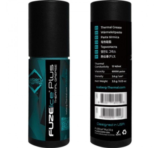 Iceberg Thermal Термопаста Iceberg Thermal FUZEIce Plus 3.5g (BLACKICEP4G-00A)