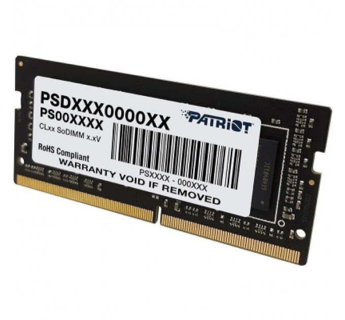 Patriot Модуль пам'яті для ноутбука SoDIMM DDR4 16GB 3200 MHz Patriot (PSD416G32002S)