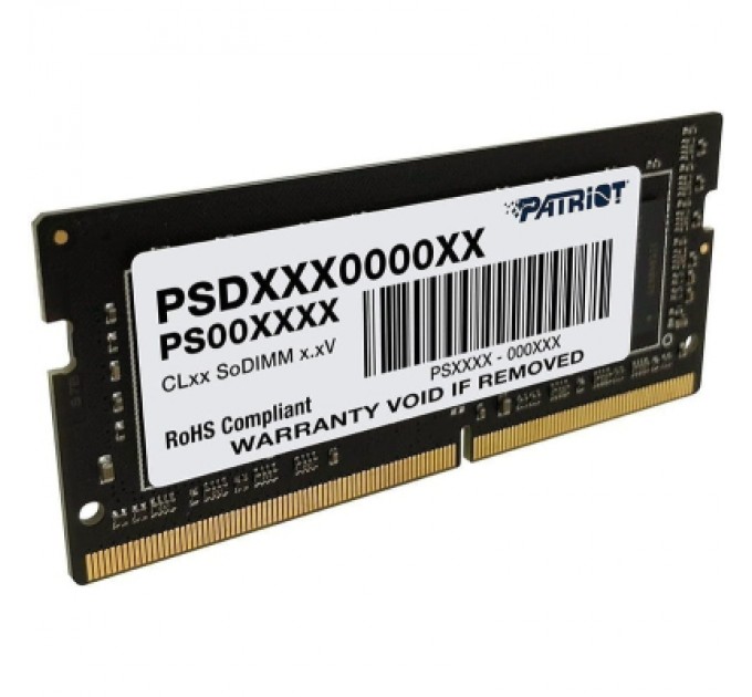 Patriot Модуль пам'яті для ноутбука SoDIMM DDR4 16GB 3200 MHz Patriot (PSD416G32002S)