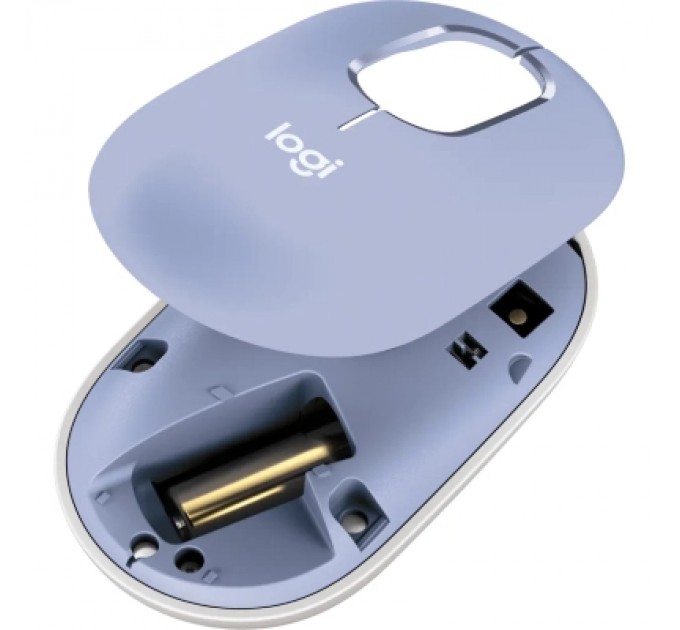 Logitech Мишка Logitech POP Mouse With Emoji Bluetooth Lilac (910-007414)